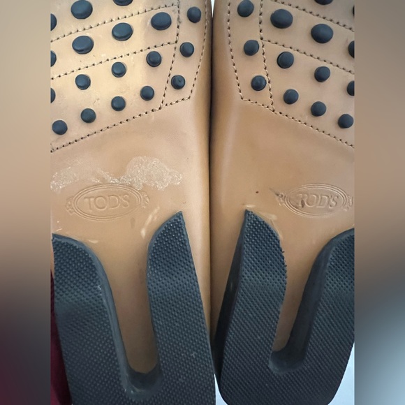 Tod’s Leather Driving Loafers Gommino Brown Old Money slip on comfort shoe - Picture 10 of 11